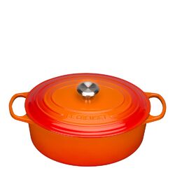 Le Creuset - Signature Gjutjärnsgryta oval 31 cm 6,3 L Vulkan