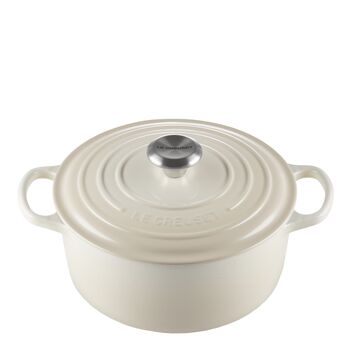 Le Creuset - Signature Gjutjärnsgryta Rund 20 cm Meringue