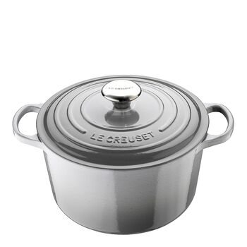 Le Creuset - Signature Gjutjärnsgryta rund 24 cm 5 L Mist Grey