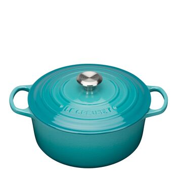 Le Creuset - Signature Gjutjärnsgryta rund 26 cm 5,3 L Caribbean